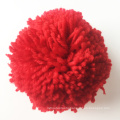 Big Size 4 inch Woolen Yarn Pompom Cotton Pompom  For Shop Decoration